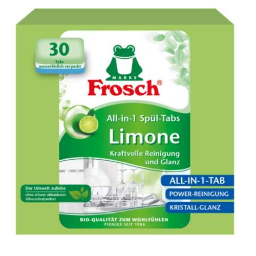 Frosch Tablete pentru mașina de spălat vase cu var 30 buc