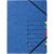 Pagna A4 blaue Hängemappe mit 7 Fächern zur Dokumentenorganisation