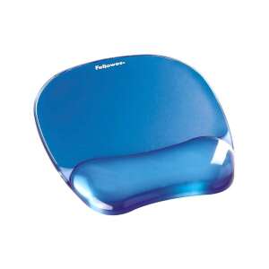 Fellowes Crystal Gel csuklótámaszos egérpad, kék - Fellowes