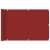 vidaXL red HDPE balcony screen 90 x 400 cm 64397064