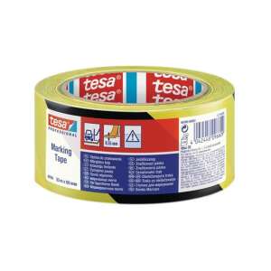 Tesa 60760-93 33mx50mm fekete/sárga jelölőszalag