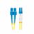 Lanberg FO-SULU-SD11-0020-YE duplex optikai patch kábel 2xSC/UPC + 2LC/UPC cs.duplex 9/125 LSZH, 2m 177323364