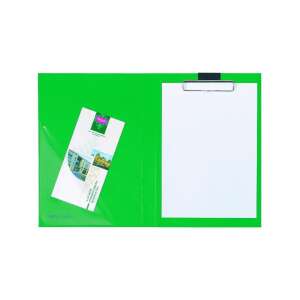 Zelená A4-ka s držiakom na pero a vreckom na dokumenty - Kancelárske doplnky