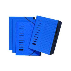 Rozšíriteľná priečinok Pagna A4 so 7 priehradkami, modrá, index A-Z - Triedenie dokumentov