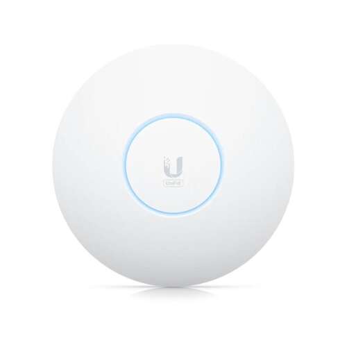 Ubiquiti UniFi U6-Enterprise Triple-Band Wi-Fi 6E Access Point, front view