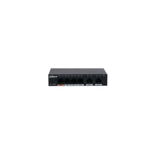 Dahua PFS3006-4GT-60-V2 1x 100/1000(Hi-PoE/PoE+/PoE)+3x 100/1000(PoE+/PoE)+2x gb up 60W PoE switch
