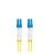 Lanberg FO-LULU-SD11-0050-YE duplex optical patch cable 4xLC/UPC connector, duplex 9/125 LSZH, 5m 64405183