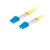 Lanberg FO-LULU-SD11-0050-YE duplex optical patch cable 4xLC/UPC connector, duplex 9/125 LSZH, 5m 64405183