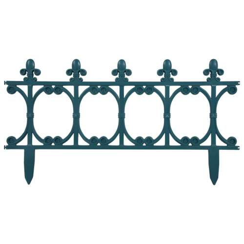 vidaXL zöld gótikus stílusú gyepszegély panel