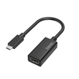Hama 205160 FIC Ultra HD (4K) USB-C - HDMI adapter, fekete - Hama