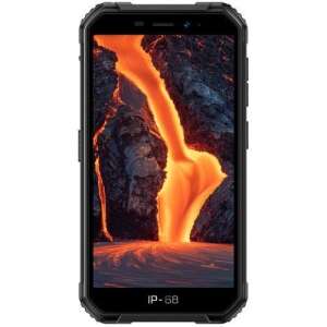 Ulefone Armor X6 Pro Fekete strapabíró okostelefon - Elölnézet - Ulefone