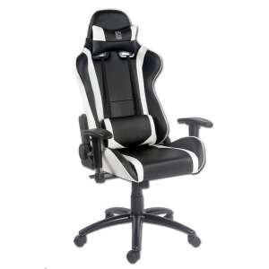 LC Power LC-GC-2 Black and White Gaming Chair - Gaming