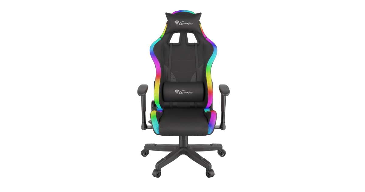 Natec Genesis Trit 600 RGB gaming chair black Pepita