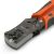 Close-up of Handy crimping tool head for RJ45, RJ11, and RJ12 connectors
