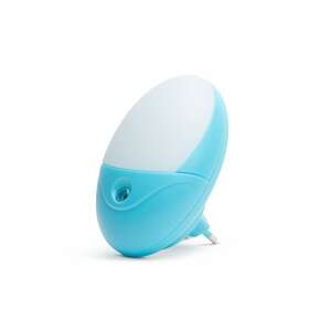 Phenom LED night light with dusk sensor, ocean blue, side view - Phenom Night Light