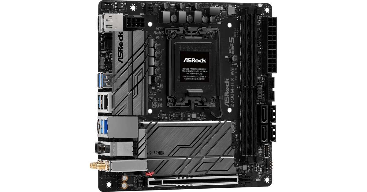 Asrock Z790M-ITX WiFi Intel Z790 LGA 1700 mini ITX | Pepita.com