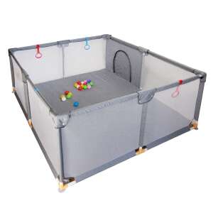 LittleONE Rocky Premium XXL Daisy + darček s loptičkami 180x200cm #grey