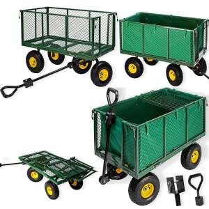All 4 Home Multifunktionaler Gartenwagen 500 kg Kapazität #dunkelgrün 64517906 Garten