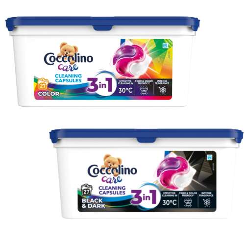 Coccolino Care Washing Bag Black 27pcs + Coccolino Care Washing Bag Color 27pcs
