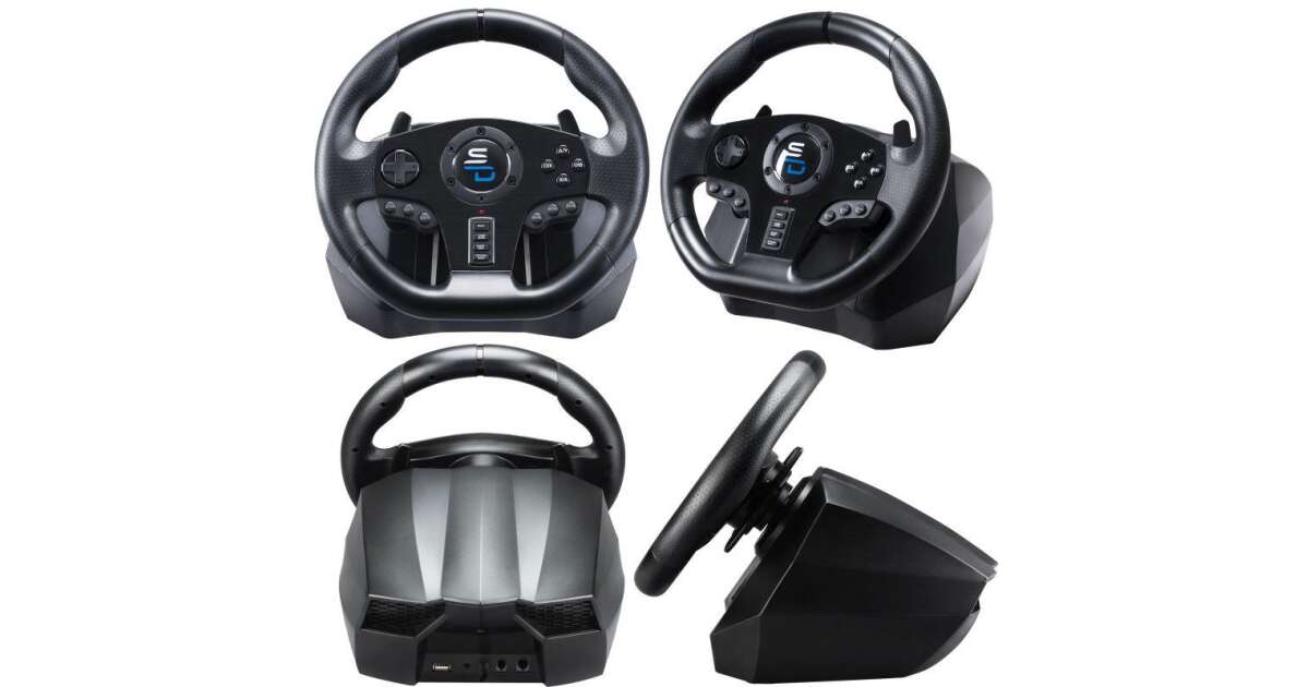 Subsonic Superdrive Gs X Steering Wheel Black Pepita Hu