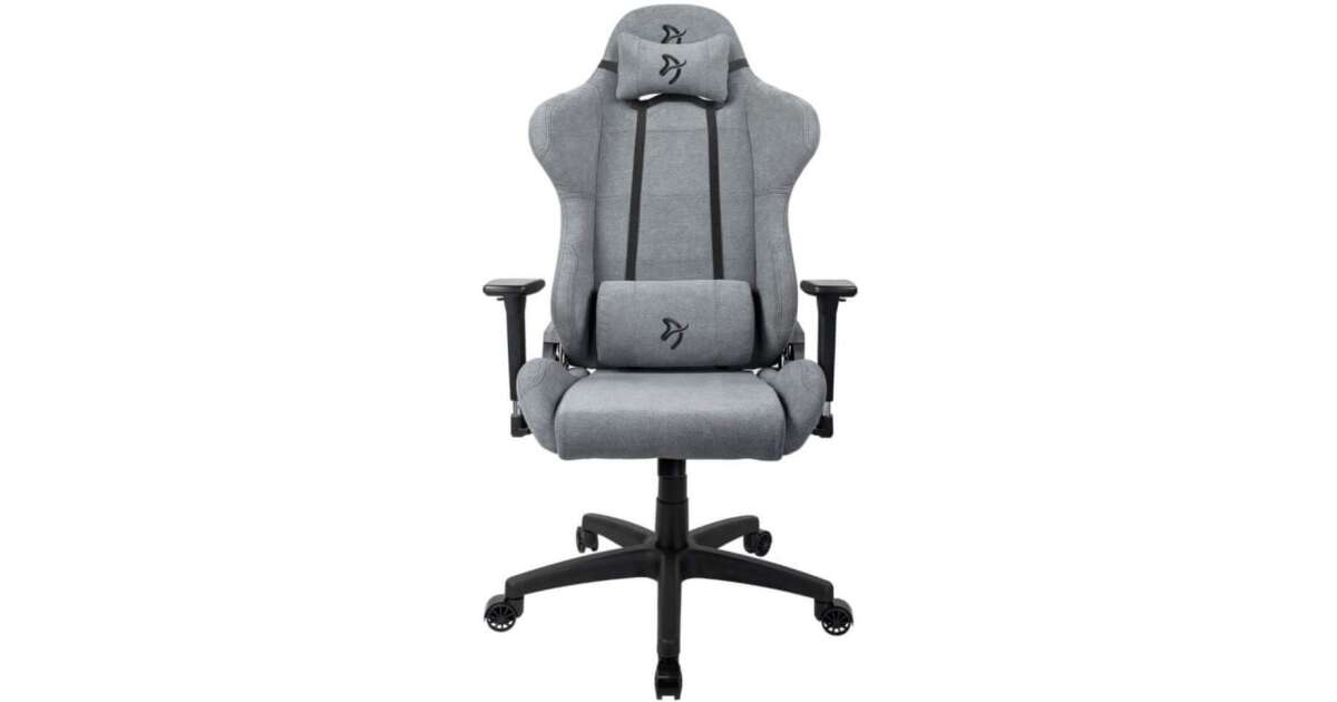 Arozzi Avanti Soft Fabric (Grigio Chiaro) - Sedia da gaming