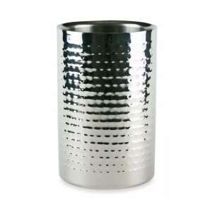 Chłodziarka do wina Kinghoff z podwójną ścianką, ze stali nierdzewnej, wykończenie młotkowane - Narzędzie paska