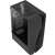 Aerocool Wave-G-BK-v3 schwarzes Mid-Tower-Computergehäuse Draufsicht