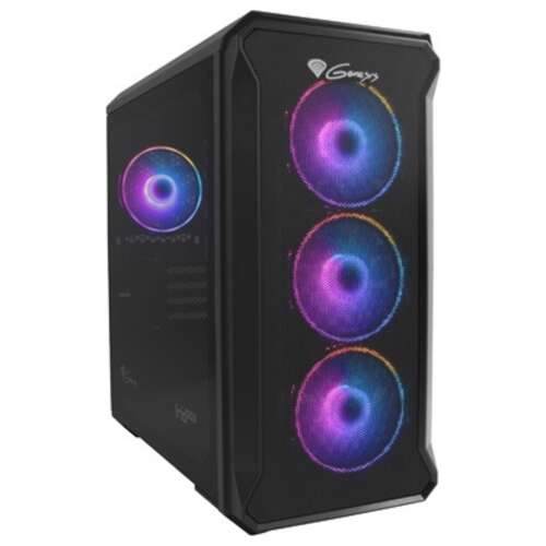 Genesis IRID 503 ARGB Micro-ATX Számítógépház 4 ARGB Ventilátorral