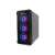 Szögletes nézet a Genesis IRID 503 ARGB Micro-ATX PC házról