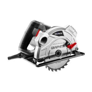 Piła tarczowa Graphite 58G492 1500W, 185x20mm, z prowadnicą laserową - Graphite