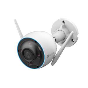 EZVIZ H3 2K outdoor security camera, white, angled view - Ezviz Security Camera
