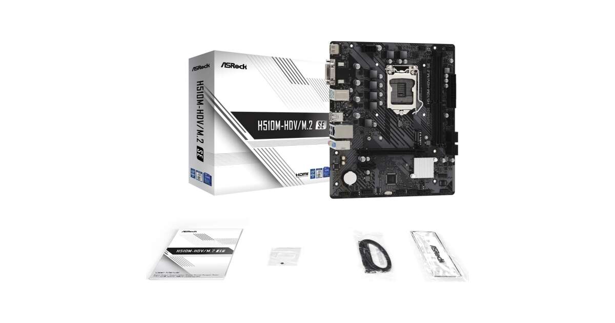 MB ASRock Intel 1200 H510M-HDV/M.2 SE (90-MXBM00-A0UAYZ) | Pepita.com