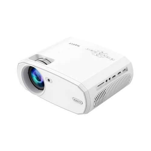Projektor bezprzewodowy HAVIT PJ202, 1080p Full HD, 220 ANSI lumenów, Biały