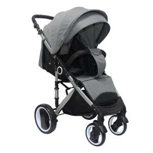 Pepita Rumba sport Babakocsi XXL kupolával és lábzsákkal #szürke