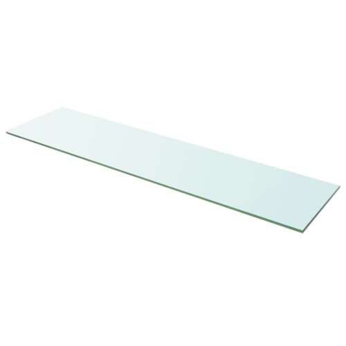 vidaXL 100x25 cm átlátszó üvegpolc - Fali polc