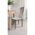 LINE beige upholstered dining chair in dining room setting