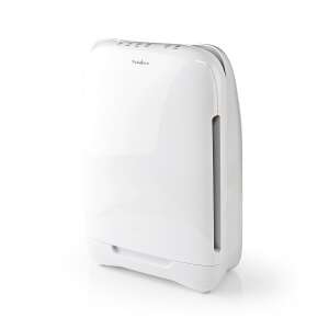 Angled view of white Nedis Air Purifier - Babies & Toddler