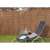Nature 3 cm thick garden fence panel, 1 x 3 m, in use