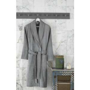 Bamboo szürke/antracit bambusz köntös, M méret - Férfi köntös