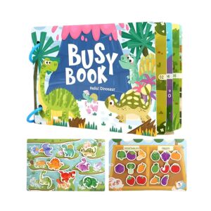 Busy Book - Csináld magad fejlesztő könyv - Dinók