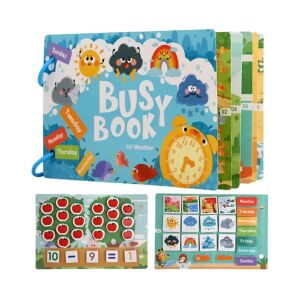 Busy Book - Csináld magad fejlesztő könyv - Az idő