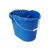 Blue mop bucket with wringer, 13-liter capacity