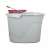 13 liter oval mop bucket with wringer and squeezer, side view