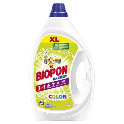 Waschgel 2430 ml (54 Waschgänge) für Buntwäsche biopon economical color