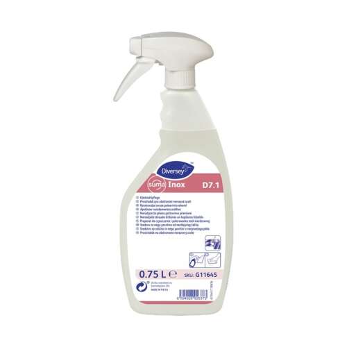 Edelstahl-Reinigungsmittelspray 750 ml suma inox d7.1