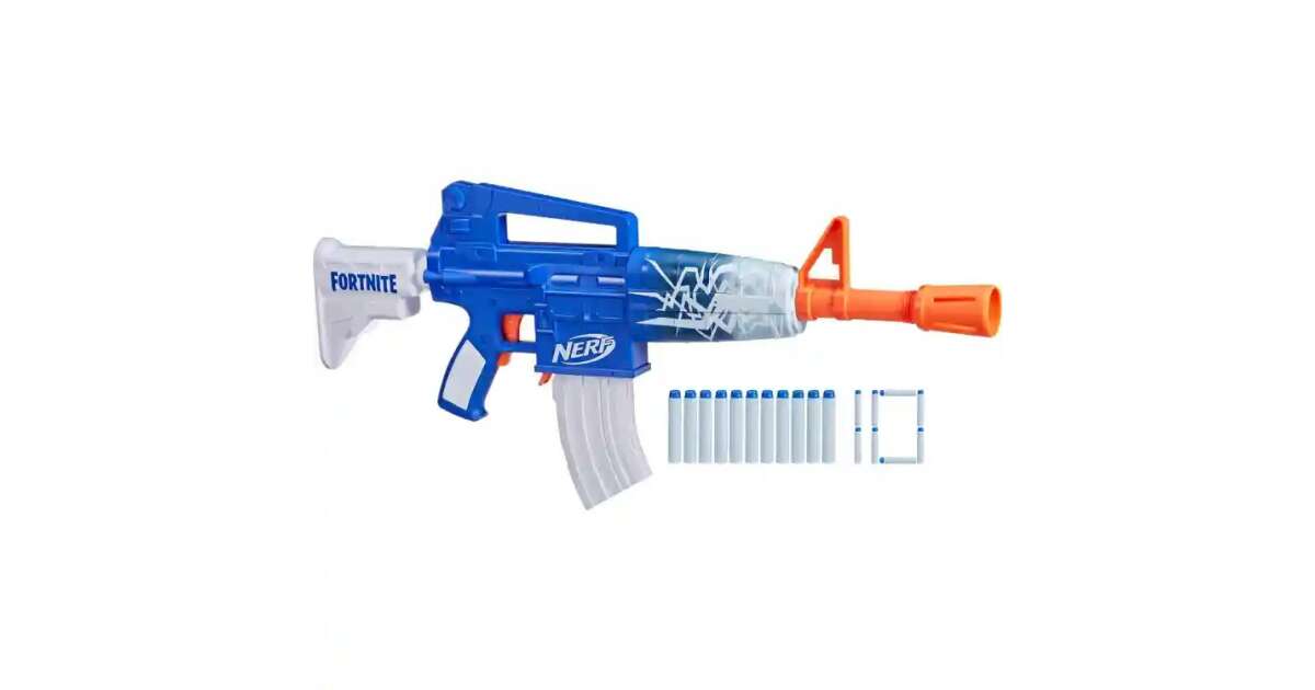 Nerf Fortnite Blue Shock Szivacslövő - Motoros | Pepita.hu