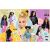 Kész Trefl Barbie 300 darabos puzzle, amely különböző Barbie babákat mutat be