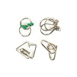 Metal Brain Puzzles Junior, 4tlg. 64644517 - Eureka Logikspiele