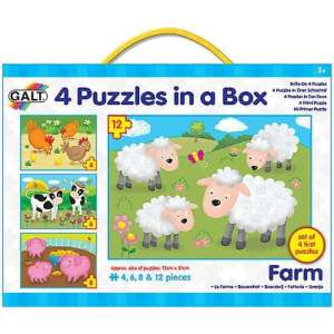 Galt 4 Puzzle egy dobozban - Farm állatok 31750169 Puzzle - Farm