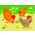 Galt 4 Puzzles in a Box Farm puzzle set, featuring 4 farm animal puzzles with 4, 6, 8, and 12 pieces, chicken puzzle